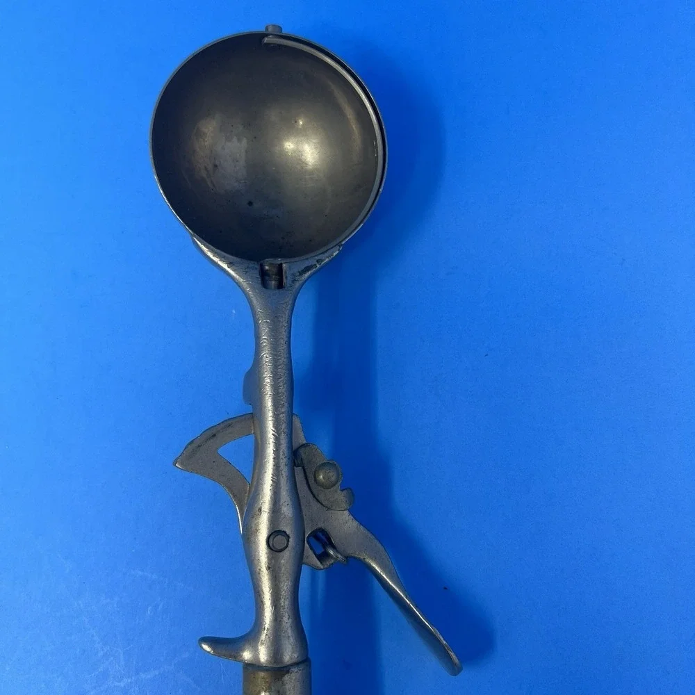 Antique‎ Ice Cream Scoop Clipper FS Co Troy NY #4 1915 Metal Disher Tool